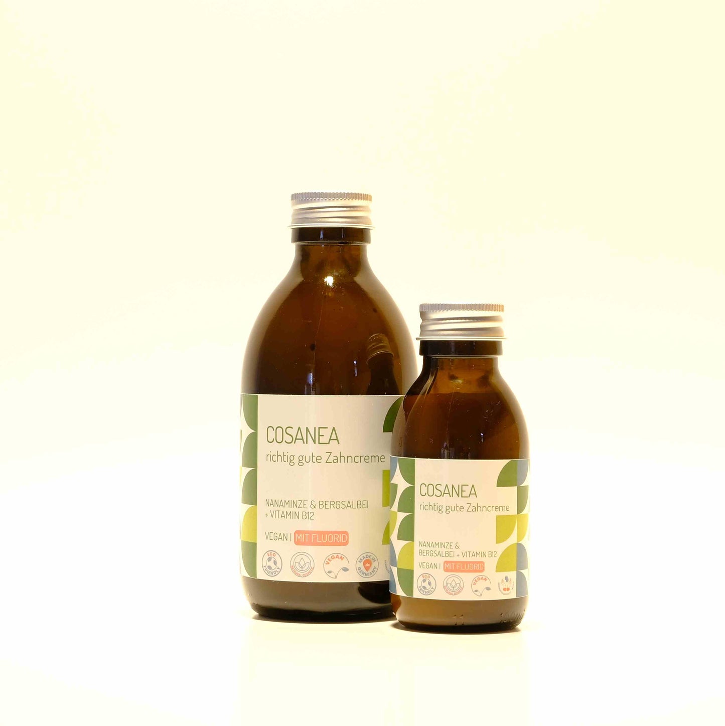 Zahncreme Marokkanische Minze-Bergsalbei + Vitamin B12 (fluoridhaltig), Nachkaufflasche, 250 ml