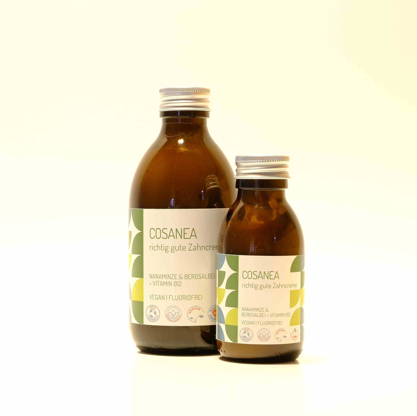 Zahncreme Marokkanische Minze-Bergsalbei + Vitamin B12 (fluoridfrei), Nachkaufflasche, 90 ml