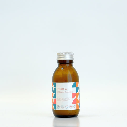 Zahncreme Blutorange-Fenchel (fluoridfrei), Nachkaufflasche, 90 ml