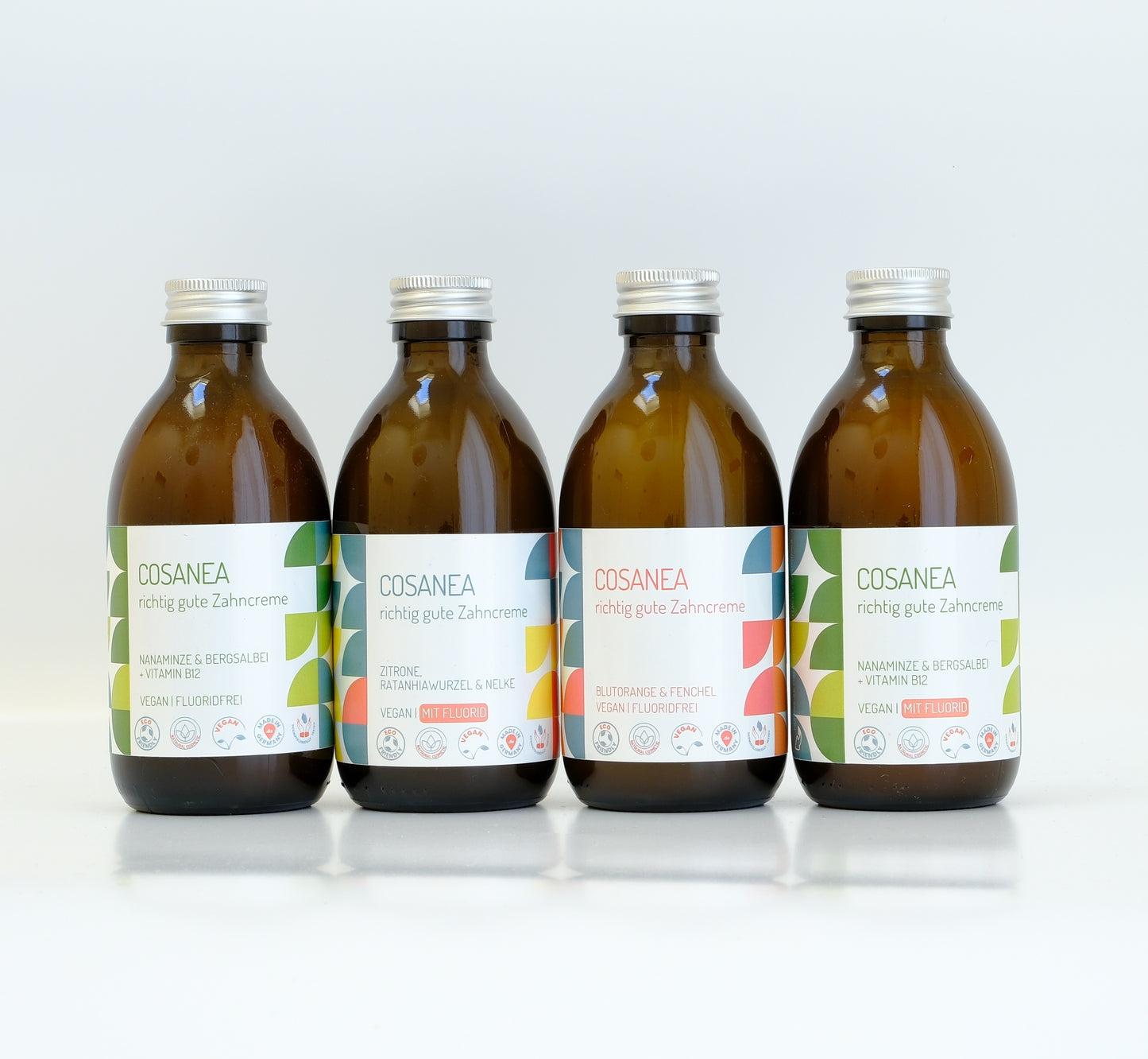 toothpaste Blood Orange-Fennel (fluoride free), replacement bottle, 250ml