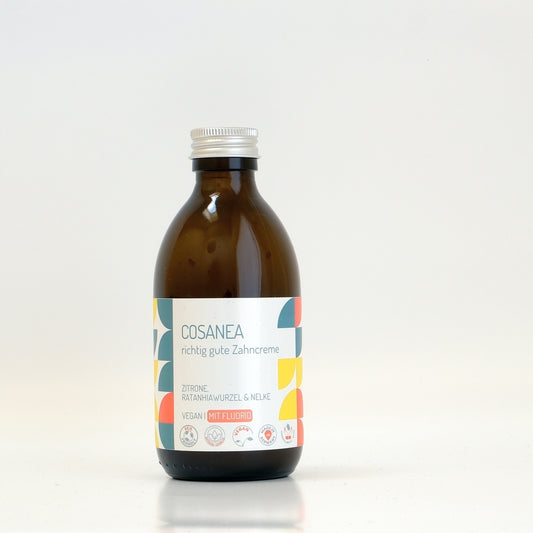 Zahncreme Zitrone-Ratanhiawurzel-Nelke (fluoridhaltig), Nachkaufflasche, 250 ml