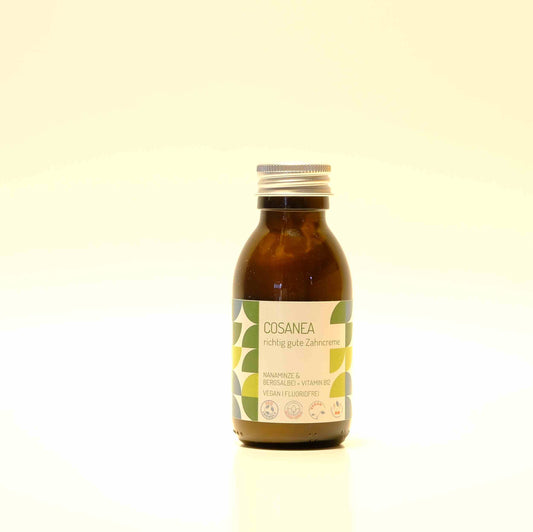 Zahncreme Marokkanische Minze-Bergsalbei + Vitamin B12 (fluoridfrei), Nachkaufflasche, 90 ml