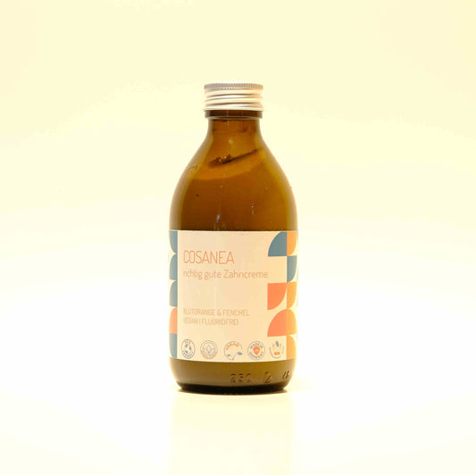 toothpaste Blood Orange-Fennel (fluoride free), replacement bottle, 250ml