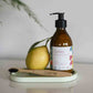 toothpaste Lemon-Ratanhia Root-Clove (containing fluoride), starter set (glass bottle + dispenser), 250ml